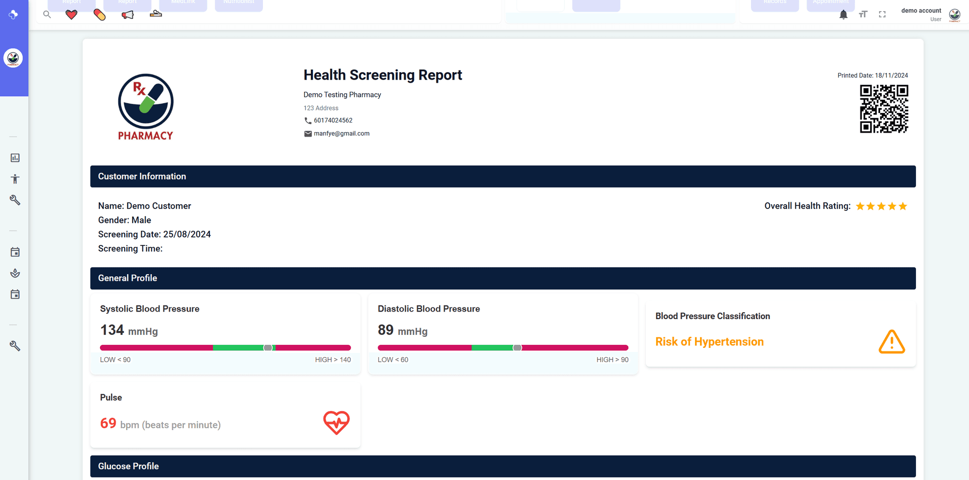 Redefine Health Screening